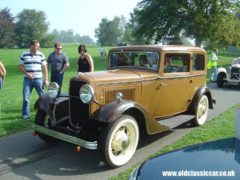 A Ford Model B / Model 18 on show at Cholmondeley.