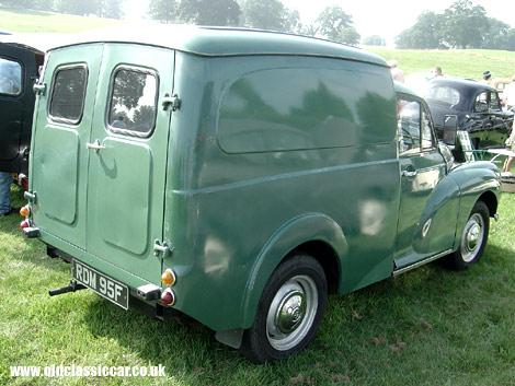 Small vans are always popular, Morris 1000s perhaps being the most numerous classic example now.