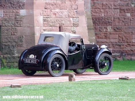 Weather protection is kept to a minimum with this Austin 7.