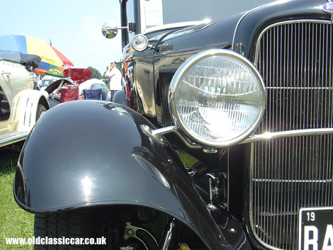 An early 1930s Ford V8 seen at Tatton Park.