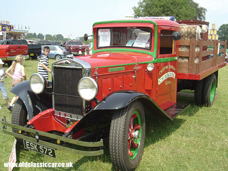 A wonderful Diamond T flatbed seen at Tatton.