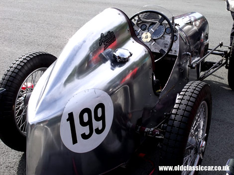 Austin Seven-based racing cars appear in all shapes and sizes, this one at Loton Park.