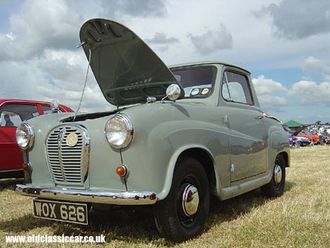 The sun shines down upon this rare Austin A35.