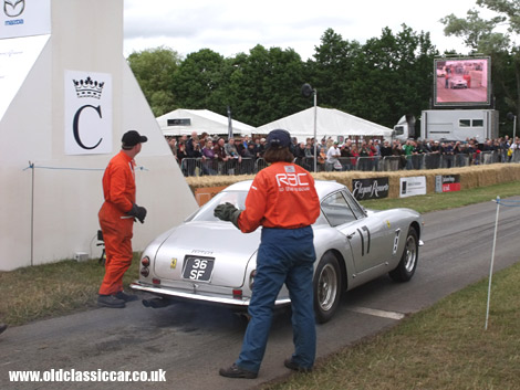 A V12 Ferrari at the Pageant of Power's startline.