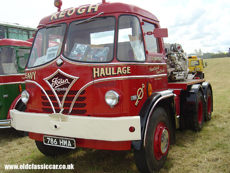 A heavy haulage Foden enjoys a quieter retirement.