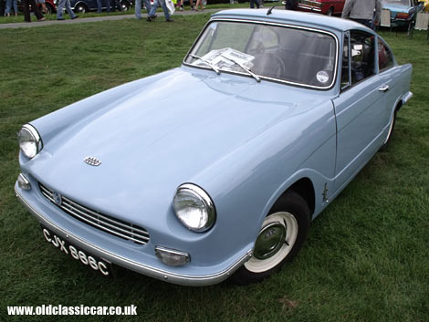 The Bond Equipe was a mix of Triumph running gear and (mostly) fibreglass coupe bodywork.