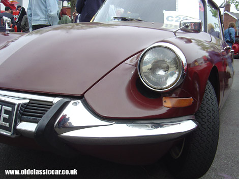A Citroen joins in the fun at a transport festival.