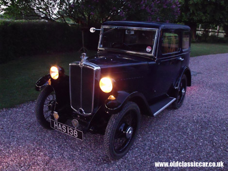 A late-evening return from a VSCC meet in my pre-war Morris Minor.