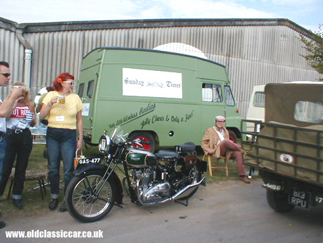 More retro activities and displays seen at Goodwood.