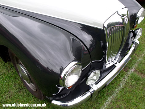 A lovely MG ZA Magnette appeared at a local show.