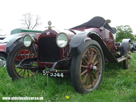 Ample weather protection in place on this vintage Buick tourer.