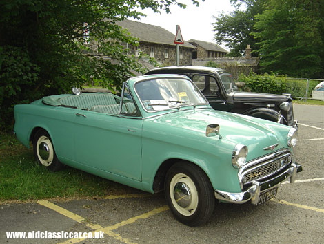 A cracking Hillman Minx convertible was spotted at a Welsh show.