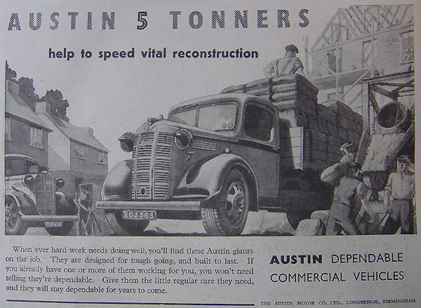 Austin 5 ton commercial vehicle from The Austin Motor Co. Ltd.