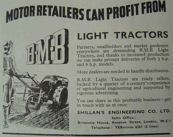 Light tractors from Shillans Engineering Co. Ltd