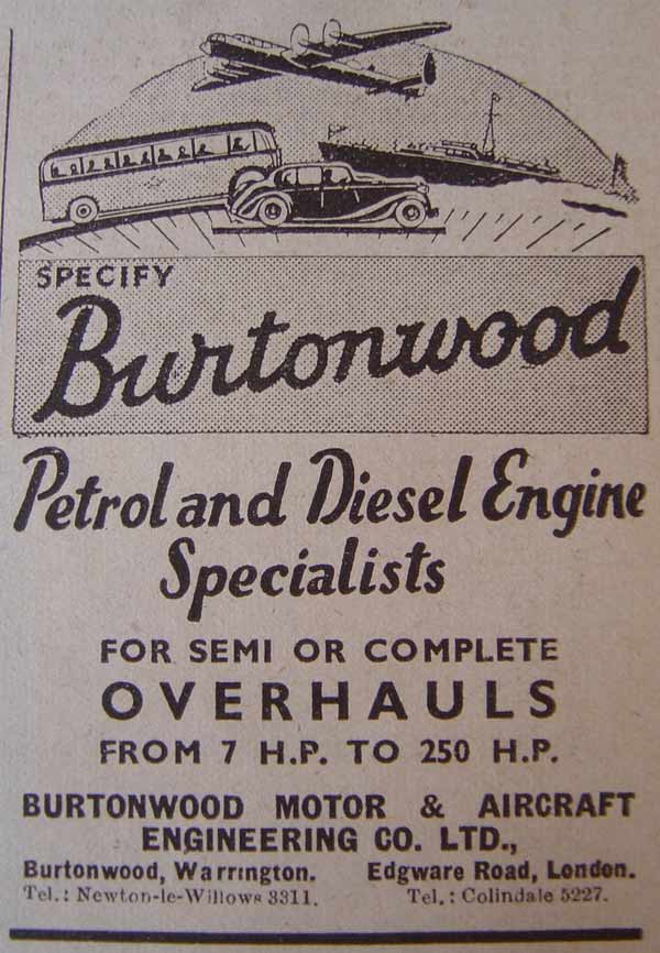 Engine overhaul from Burtonwood Motor and Aircraft Engineering