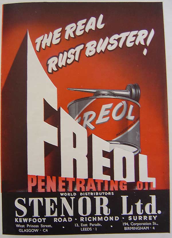 Freol Penetrating Oil from Stenor Ltd