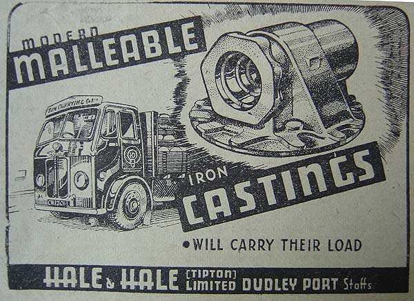 Iron castings from Hale and Hale (Tipton) Ltd