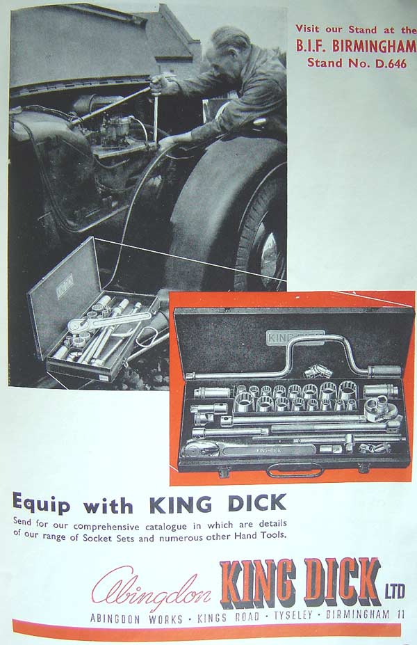 Socket sets and tools from Abingdon King Dick Ltd