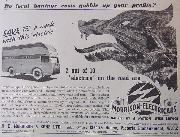 Electric vans from A.E. Morrison & Sons Ltd