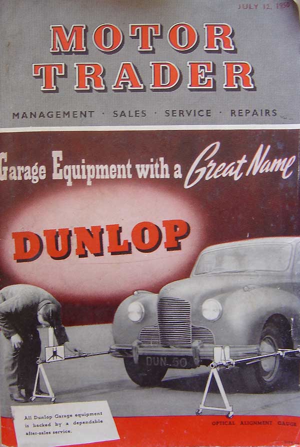 Garage equipment from Dunlop