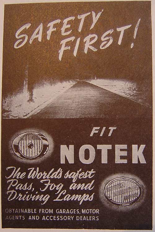 fog and driving lamps from Notek