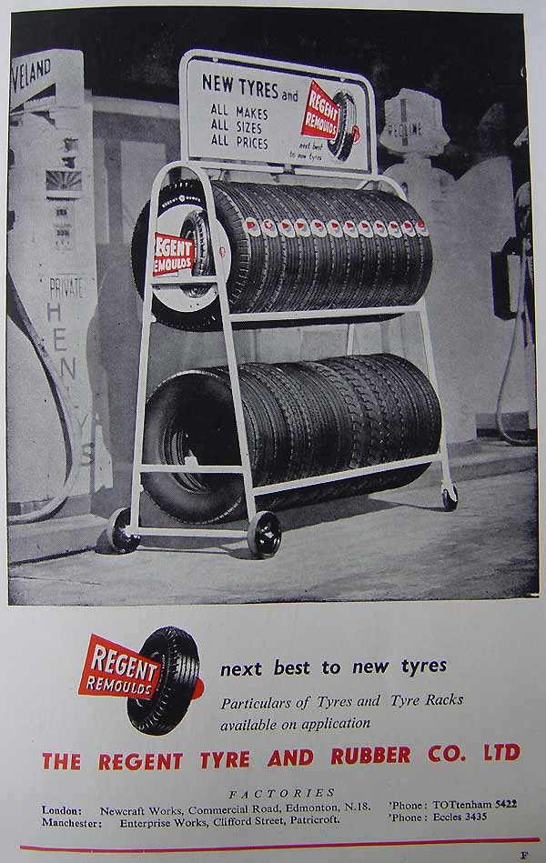 Tyres from The Regent Tyre and Rubber Co. Ltd