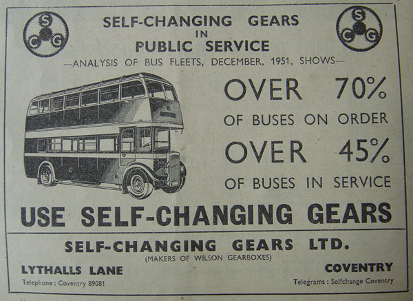 Gearboxes for buses from Self-Changing Gears Ltd