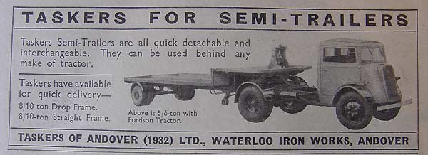 Semi-trailers from Taskers of Andover