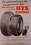 Remould tyres from  Union Tyre Suppliers (Gt. Britain) Ltd