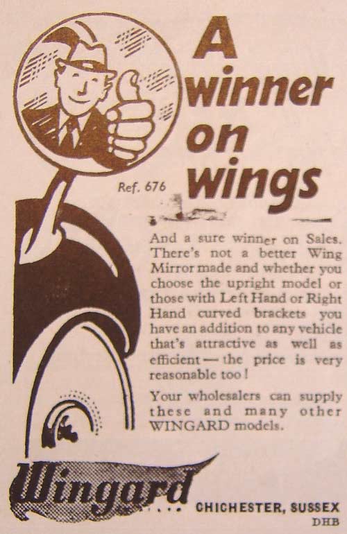 wing mirrors from Wingard