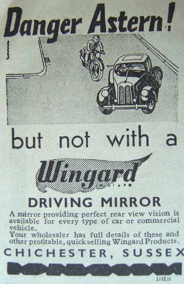 Driving mirror from Wingard